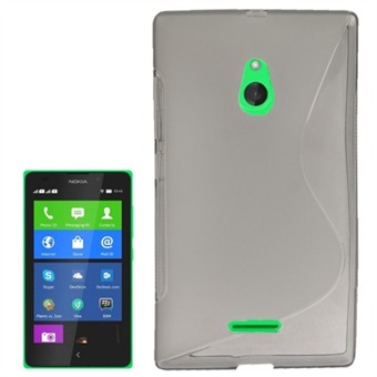 S-Line Silikone Cover - Nokia XL (grå)