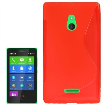 S-Line Silikone Cover - Nokia XL (rød)