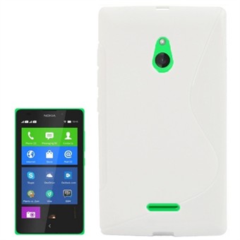 S-Line Silikone Cover - Nokia XL (hvid)