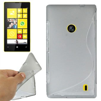 S-Line Silikone Cover Lumia 520 (Transparent)