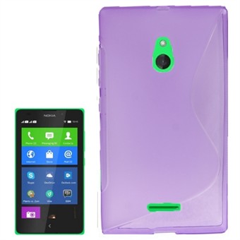 S-Line Silikone Cover - Nokia XL (lilla)