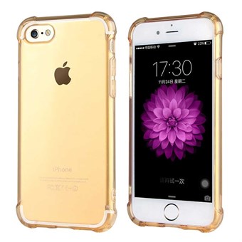 Protection Silikone Cover til iPhone 7 / iPhone 8 - Guld