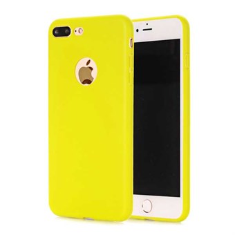Slim protection Cover til iPhone 7 Plus / iPhone 8 Plus - Gul