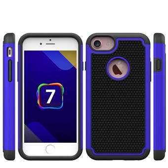Cube Cover til iPhone 7 / iPhone 8 - Blå