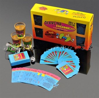 Carry Me Home drikkespil m/ 4 shots glas