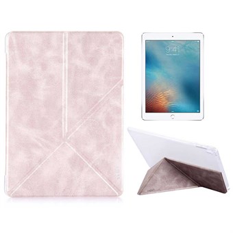 Pipilu X-Level iPad Pro 9.7 læder etui M sleep funktion pink