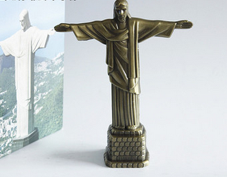 Jesus - Kristus Frelseren - Rio de Janeiro Brazil - 18.5 cm - Dekorationsfigur