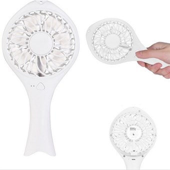 Fish Baby USB Håndholdt-  og Bordventilator - Turkis 