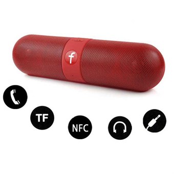Fivestar F808 Bluetooth Højttaler - Rød