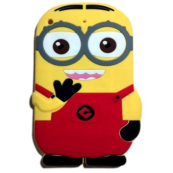 3D Mini 1/2/3 Minion silikone cover (rød)