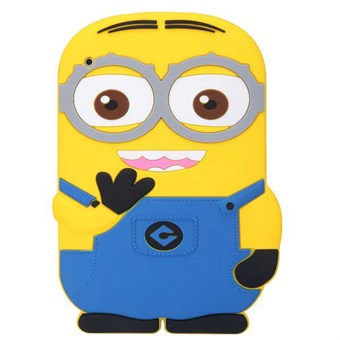 3D Mini 1/2/3 Minion silikone cover (baby blå)