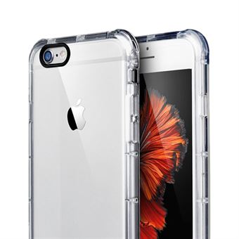 Crystal Shockproof Silikone Cover til 6 / 6S - Transparent 