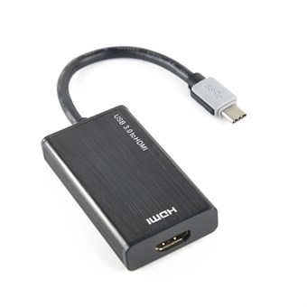 Konverter enhed USB type C til HDMI- Sort