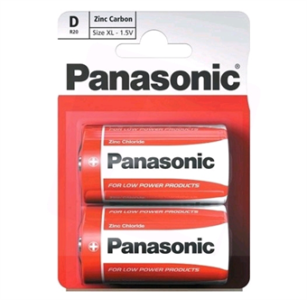 Panasonic Special Power D Batterier - 2 stk