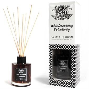 LuXury Reed Diffuser - Duftpinde - White Strawberry & Blackberry - 120 ml 