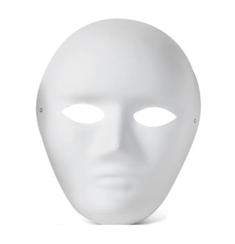 Design din egen Halloweenmaske - Voksen - 1 stk.