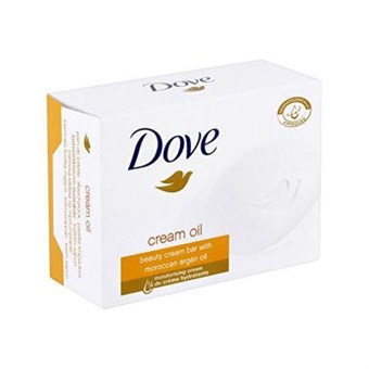 Dove Sæbebar - Håndsæbe - Cream Oil - 100 g