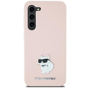 Karl Lagerfeld KLHCS23LSMHCNPP S23 Ultra S918 lyserød/pink silicone Choupette Metal Pin.