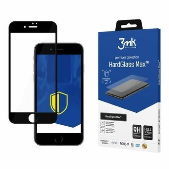 3MK HardGlass Max iPhone 7 sort, FullScreen Glass
