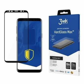 3MK HardGlass Max Sam G960 S9 Sort, FullScreen Glass