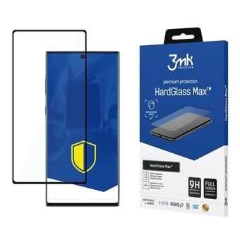 3MK HardGlass Max New Sam Note 10+ N975 sort / sort, fuldskærms glassensor-Prik