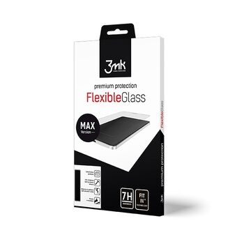 3MK FlexibleGlass Max iPhone 11 6,1" sort, Hybrideglas med forstærkede kanter
