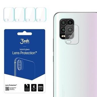 3MK Lens Protect Xiaomi Mi 10 Lite 5G Kameralinsebeskyttelse 4 stk.
