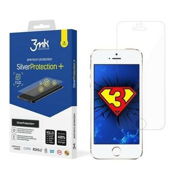 3MK Silver Protect + iPhone 5/5S/SE Vådmonteret antimikrobiel film