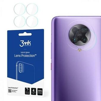 3MK Lens Protect Xiaomi Poco F2 Pro Kameralinsebeskyttelse 4 stk