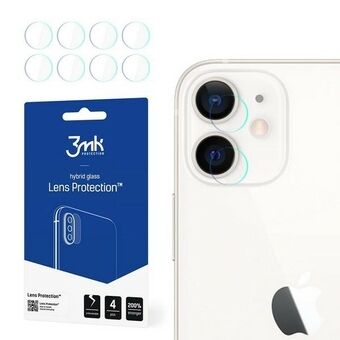 3MK Lens Protect til iPhone 12 - Beskyttelse til kameraobjektivet, 4 stk.