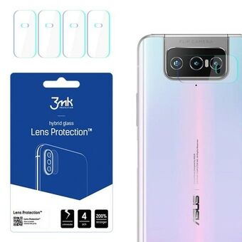3MK Lens Protect Asus Zenfone 7 Pro Kameralinsebeskyttelse 4 stk