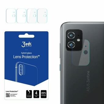 3MK Lens Protect Asus Zenfone 8 Kameralinsebeskyttelse 4 stk