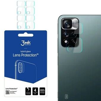 3MK Lens Protect Xiaomi Redmi Note 11 Pro 5G Kameralinsebeskyttelse 4 stk.