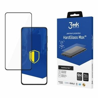 3MK HardGlass Max til Samsung S906 S22 Plus, sort FullScreen Glass.