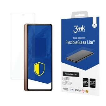 3MK FlexibleGlass Lite til Sam Galaxy Z Fold 2 5G - Hybriddobbeltglas til forsiden.