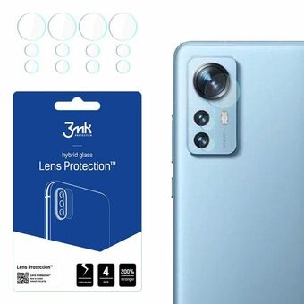 3MK Lens Protect er en beskyttelse til objektivet på Xiaomi 12 Pro kameraet. Der er 4 stykker i pakken.