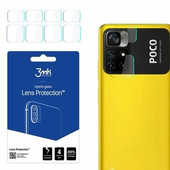3MK Lens Protect Xiaomi POCO M4 Pro Kameralinsebeskyttelse 4 stk