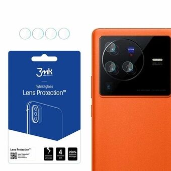 3MK Lens Protect Vivo X80 Pro Kameralinsebeskyttelse 4 stk