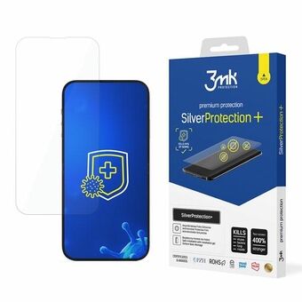 3MK Silver Protect+ til iPhone 14/14 Pro 6,1" er en vådmontérbar antimikrobiel folie.