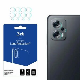 3MK Lens Protect Xiaomi POCO X4 GT 5G Kameralinsebeskyttelse 4 stk.