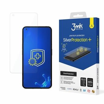 3MK Silver Protect+ Intet Telefon 1 Folia Antimikrobiel monteret vådt