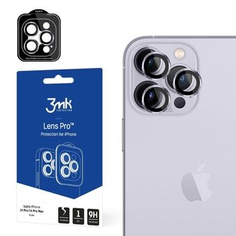 3MK Lens Protection Pro iPhone 14 Pro / 14 Pro Max violet / violet Kameralinsebeskyttelse med monteringsramme 1 stk.