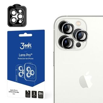 3MK Lens Protection Pro til iPhone 13 Pro / 13 Pro Max, grå/grafitgrå. Beskyttelse til kameraobjektivet med monteringsramme, 1 stk.