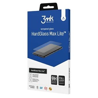 3MK HardGlass Max Lite til Xiaomi Redmi A1, sort, FullScreen Glass.
