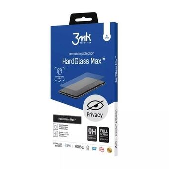 3MK HardGlass Max Privacy iPhone 14 Pro 6,1" czarny/black, FullScreen Glass
3MK HardGlass Max Privacy iPhone 14 Pro 6,1" sort, FullScreen Glass