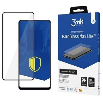 3MK HardGlass Max Lite til Xiaomi Redmi Note 12 Pro / POCO X5 Pro sort Fullscreen Glass Lite