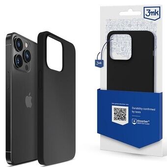 3MK Silikone Cover iPhone 14 Pro Max 6,7" sort/sort