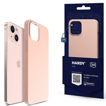 3MK Hardy-etui iPhone 13 / 14 / 15 6.1" lyserød/pink MagSafe