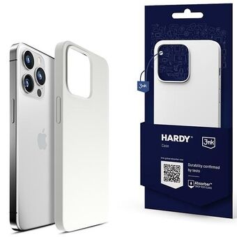 3MK Hardy-etui til iPhone 13 Pro 6,1" sølv-hvid MagSafe