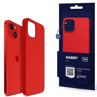 3MK Hardy Case til iPhone 14 6,1" i rød farve med MagSafe